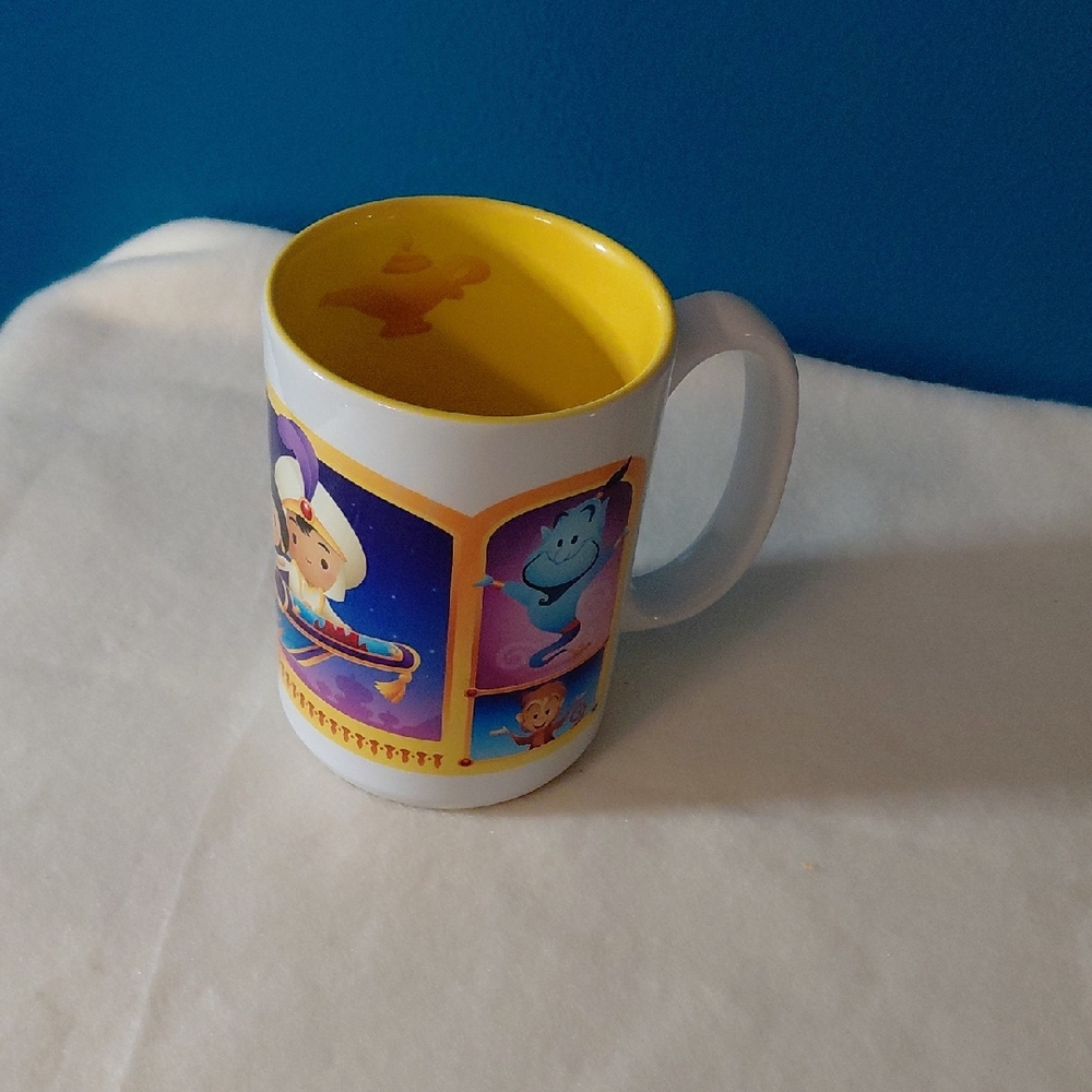 Disney Aladdin Mug with Bright Yellow Inside
